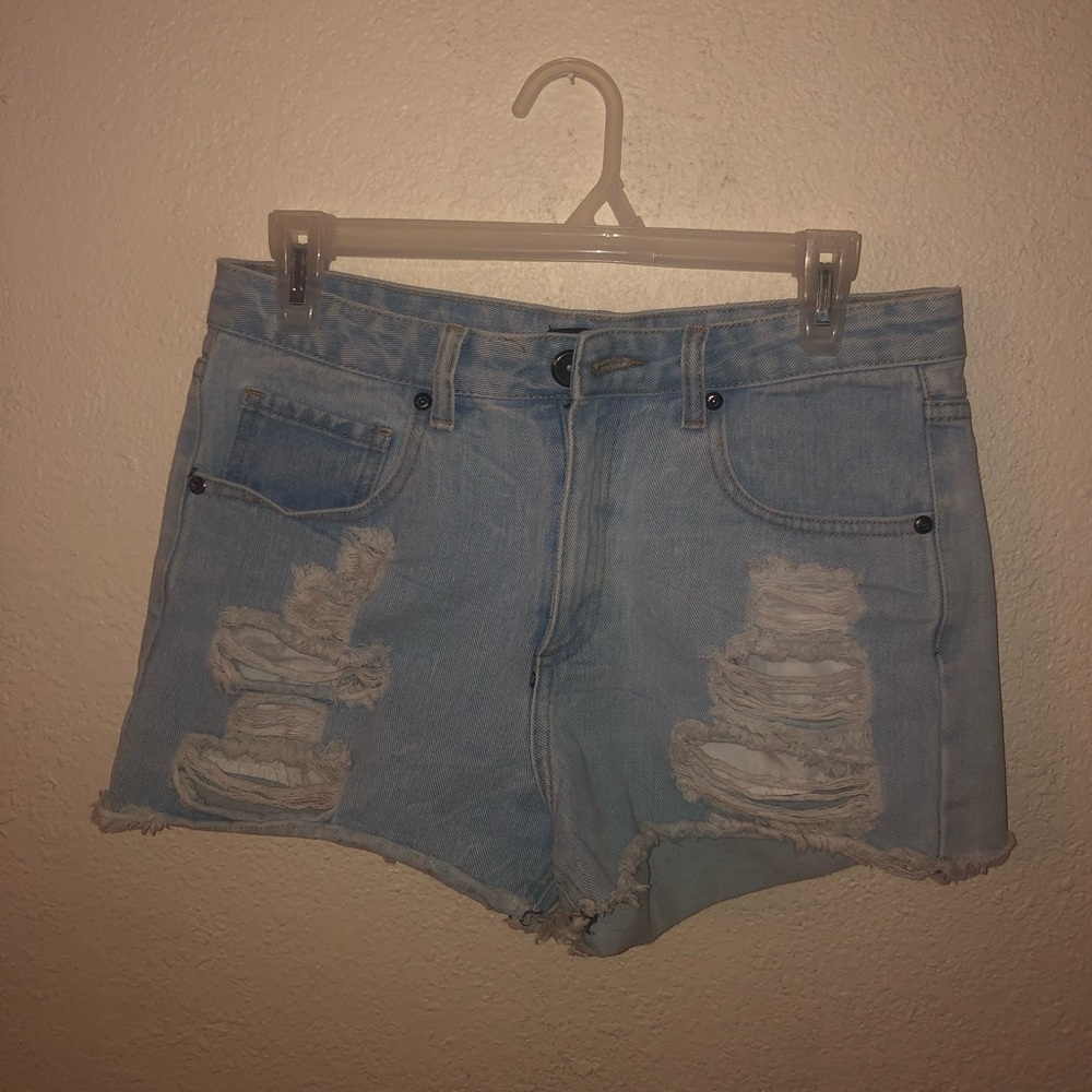 Forever 21 light wash shorts